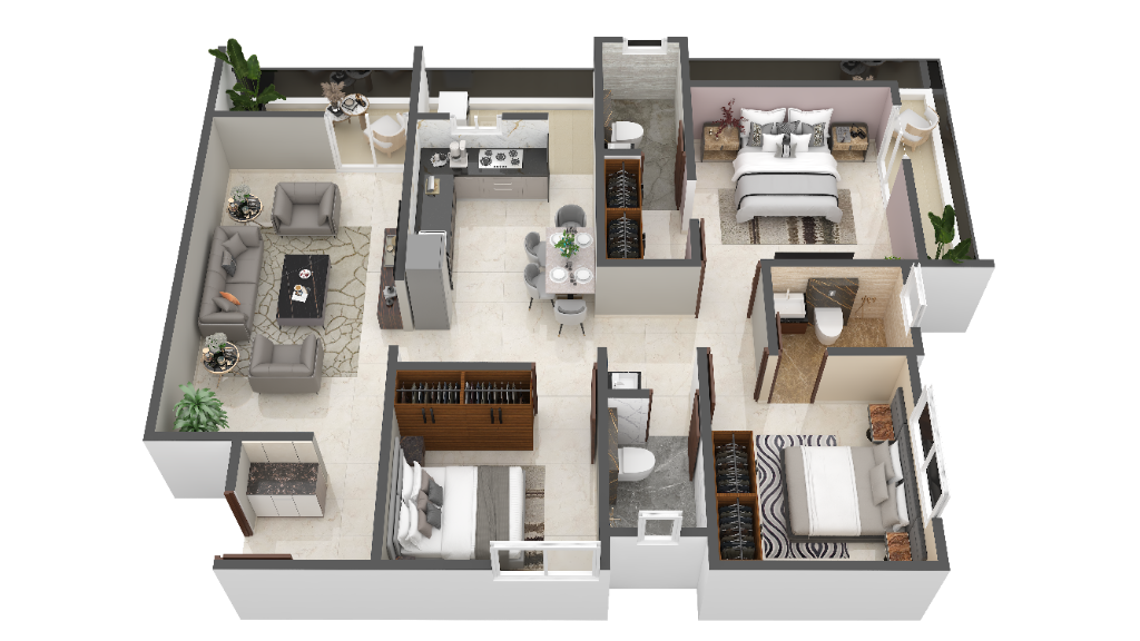 3D Floor Plan 2