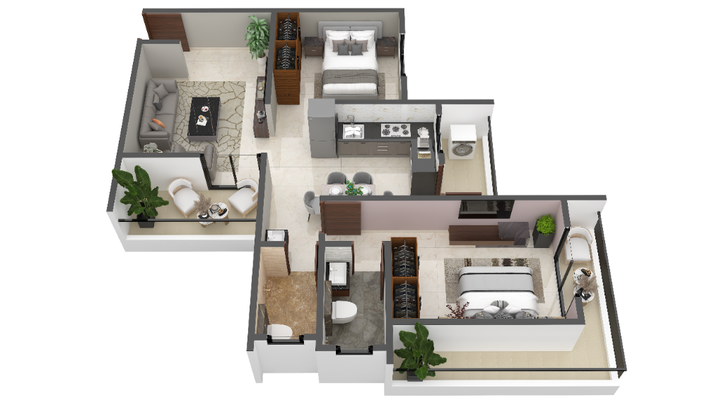 3D Floor Plan 4