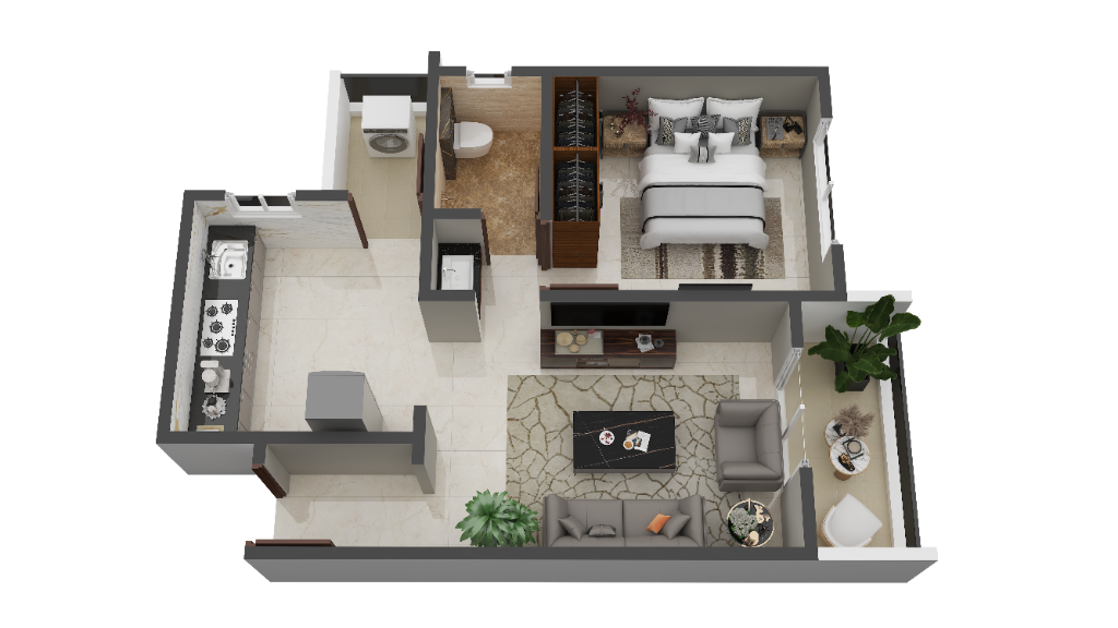 3D Floor Plan 6