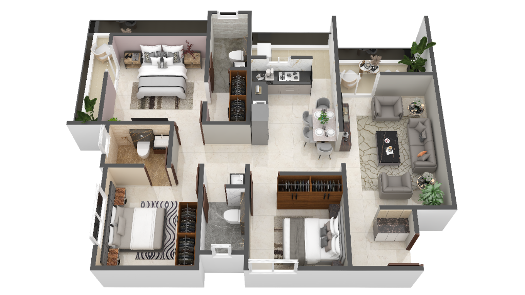 3D Floor Plan 7