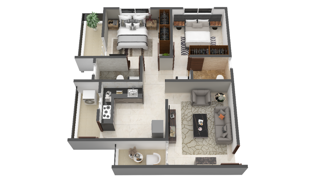 3D Floor Plan 8