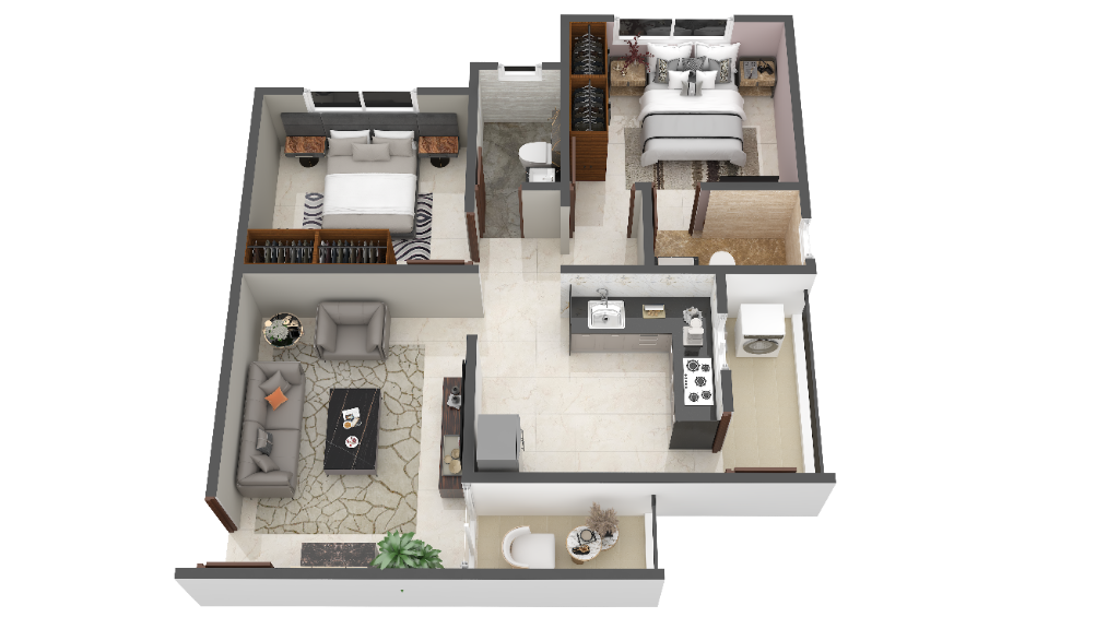3D Floor Plan 9